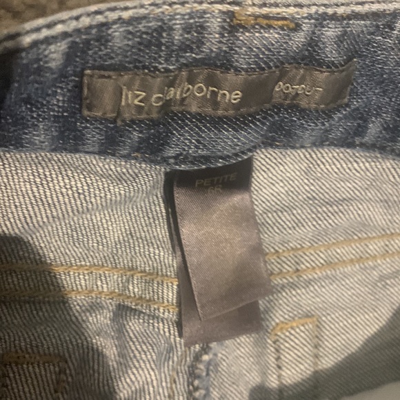 Liz Claiborne Embroidered Pocket Jeans - Picture 5 of 7